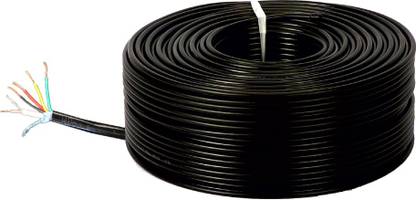 MX CCTV CABLE 4+1 Full Copper RT-4 100 Meters 1 sq/mm Black 100 m Wire