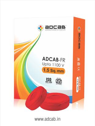 Adcab FR 1.5 sq/mm Red 90 m Wire
