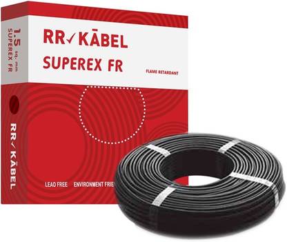 RR KABEL PVC 1.5 sq/mm Black 90 m Wire