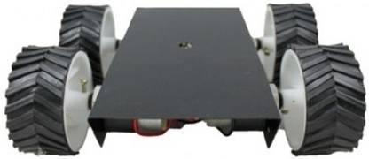 Robokart Robokart 4 Wheel Robotics Kit with Chasis, Motor and Big size tyre Electronic Components Electronic Hobby Kit