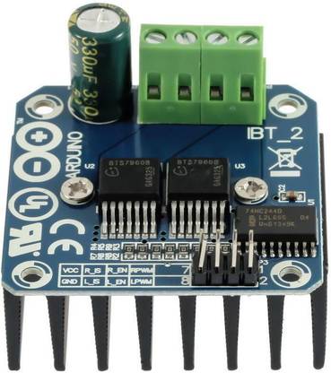 Robomart Double BTS7960 43A H-Bridge High-Power Stepper Motor Driver Module Motor Control Electronic Hobby Kit