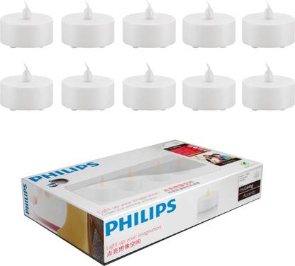 PHILIPS Imageo Candlelight 10 Pcs Pack Lantern Emergency Light