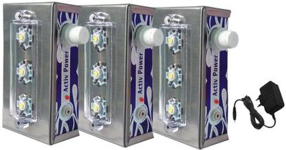 Activ Power 3 LED (Set of 3) with Charger Rechargeable 6 hrs Lantern Emergency Light