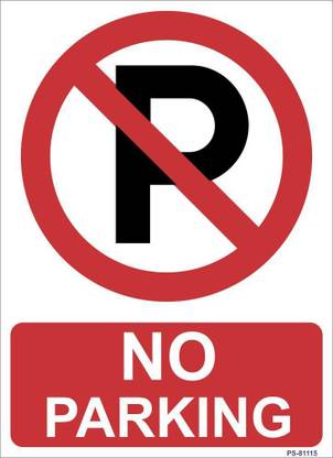 SignageShop No parking Emergency Sign