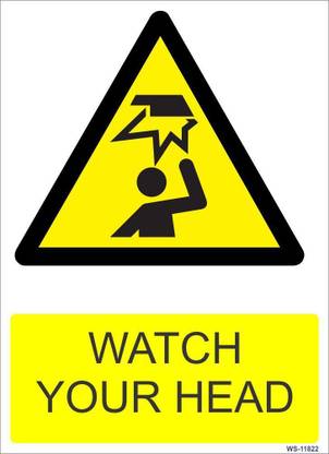 SignageShop Watch Your Head Emergency Sign