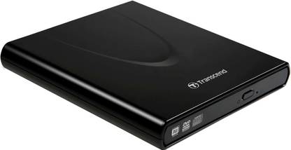 Transcend Slim Portable CD/DVD Writer (Black)