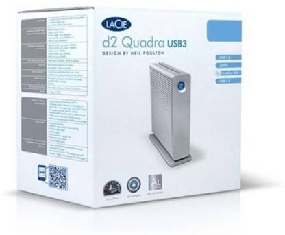 LaCie 3 TB Wired External Hard Disk Drive (HDD)