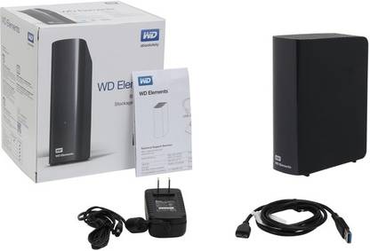 WD WD Elements Basic Storage Stockage Simplement 2 TB Wired External Hard Disk Drive (HDD)