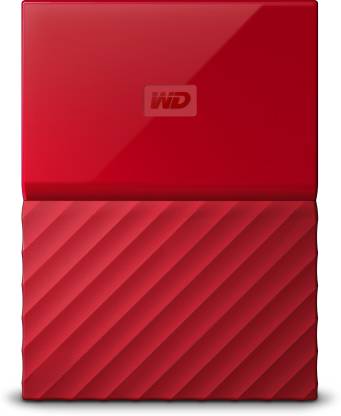 WD My Passport 1 TB Wired External Hard Disk Drive (HDD)