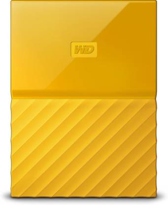 WD My Passport 1 TB Wired External Hard Disk Drive (HDD)