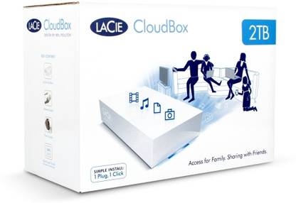 LaCie CloudBox 2 TB External Hard Disk Drive (HDD)