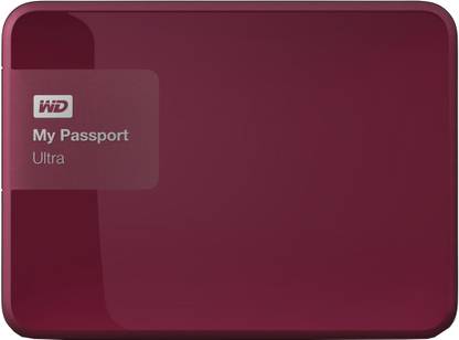 WD My Passport Ultra 1 TB External Hard Disk Drive (HDD)