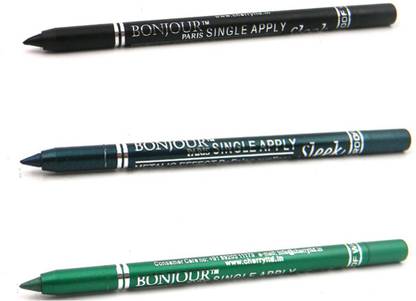 BONJOUR PARIS Single Apply 05 Black-Green-Pure Green Eye Liner 3.6 g