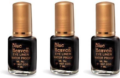 BLUE HEAVEN Regular Eyeliner( Set of 3 ) 21 ml