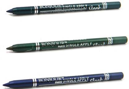 BONJOUR PARIS Single Apply 0107201649 Green-Leaf Green-Party Blue Eye Liner 3.6 g