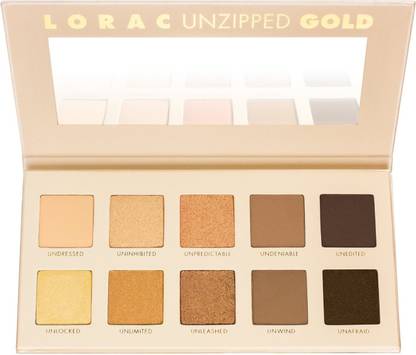 LORAC Unzipped Gold Shimmer and Matte Eye Shadow Palette 11.2 g