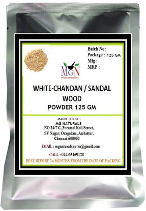 White sandalwood powder online clearance