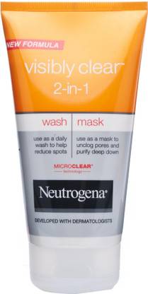 NEUTROGENA Visibly Clear 2-in-1 Wash and Mask
