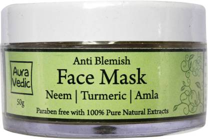 AURAVEDIC Anti Blemish Face Mask with Neem Tea Tree Basil
