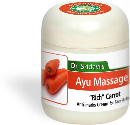 Dr. Sridevi's Ayu Massage ''Rich'' Carrot Anti-Marks Cream