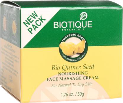 BIOTIQUE Bio Quince Seed Nourishing Face Massage Cream
