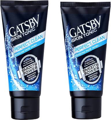 GATSBY Perfect Clean Cooling, Pack of 2, Face Wash