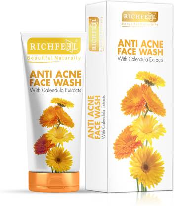 RICHFEEL Anti Acne with Calendula Extracts Face Wash