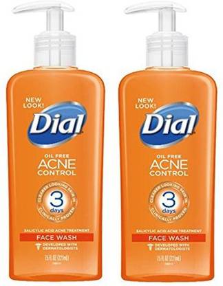 Dial (2 Pack)- Acne Control Deep Cleansing  Face Wash
