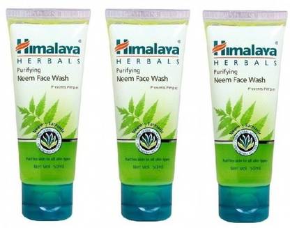 HIMALAYA Purifying Neem (Combo of 3) (50 ml) Face Wash