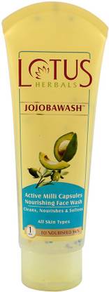 LOTUS Jojobawash Active Milli Capsules Nourishing Face Wash