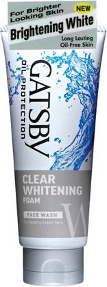 GATSBY Clear Whitening Foam  Face Wash