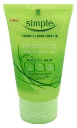 Simple Refreshing Facial Wash Gel (6 Pack) Face Wash