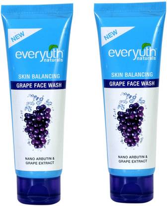 Everyuth Naturals Skin Balancing Grape Twin Pack Face Wash
