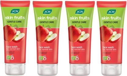 Joy Skin Fruits Gentle Care (Apple)  Set of 4 (50ml x 4) Face Wash