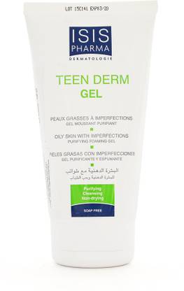Isis Pharma Teen Derm Gel, Purifying Foaming Gel For Oily Skin With Imperfections Face Wash