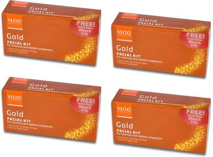 VLCC Gold Facial Kit Pack of 4