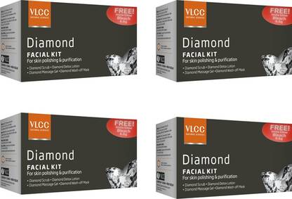 VLCC Diamond Facial Kit Pack of 4
