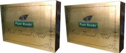Pure Roots GOLD FACIAL KIT