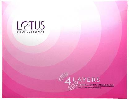 LOTUS Professional 4 Layers Advanced Skin Whiteing Facial Kit