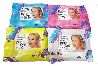 Envyon Pure Soft Facial cleaning wipes (MultiFlavour)