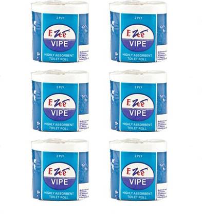EZEE Toilet Tissue Roll / Bathroom Roll 2 Ply, 42 Mtrs Toilet Paper Roll