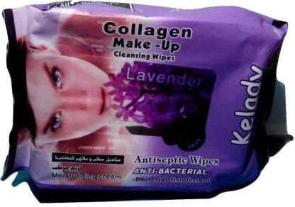 KELADY COLLAGEN MAKE UP CLEANING WIPES