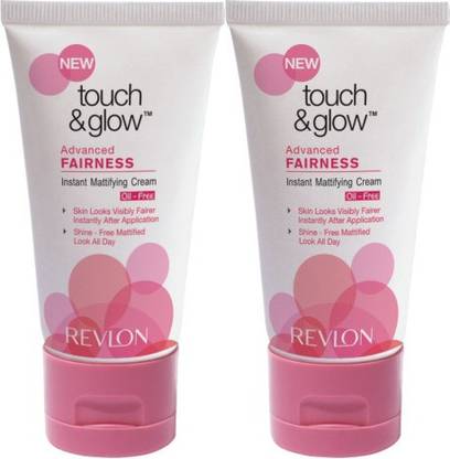 Revlon Touch & Glow Advanced Fairness Instant Mattifying Cream - Pack of 2