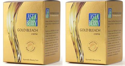 ASTABERRY Gold Extra Glow Bleach Cr�me - (Pack of 2)