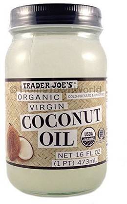 Trader Joe's New Coconut Certified Organic Extra Virgin Coconut Oil