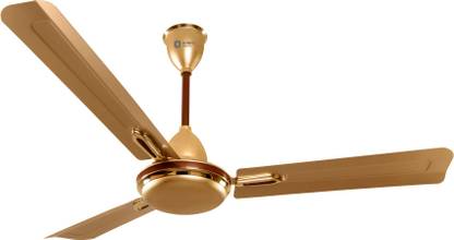 Orient Electric Quasar Ornamental 1400 mm Golden Chocolate 1400 mm 3 Blade Ceiling Fan