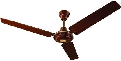 Reeco Standard 1200MM Brown 1200 mm 3 Blade Ceiling Fan