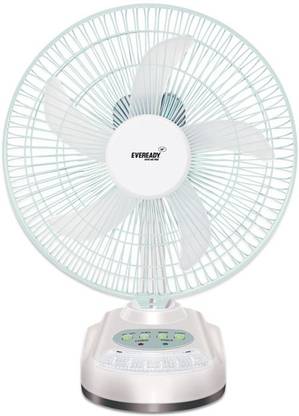 EVEREADY Rechargeable Table Fan with LED Light with 6 Months Warranty 1200 mm Table Fan