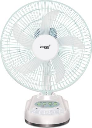 EVEREADY RF-06 Rechargeable 254 mm 5 Blade Table Fan