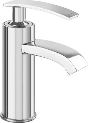 CERA F1011451 Signet Single Lever Basin Mixer with 450mm Braided Connection Pipe & Provision for Pop Up Basin Mixer Faucet